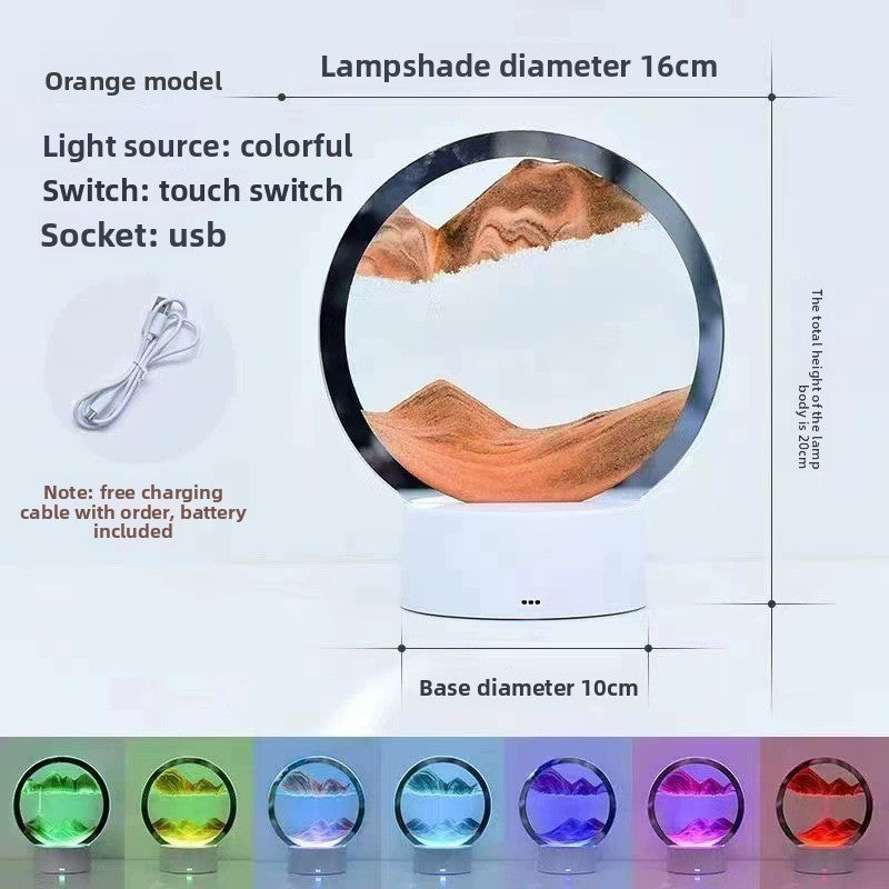 3D Dynamic Hourglass Quicksand Painting