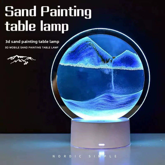 3D Dynamic Hourglass Quicksand Painting